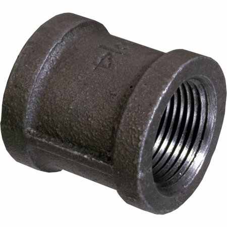 B&K 1/4 In. Malleable Black Iron Coupling 521-201HN